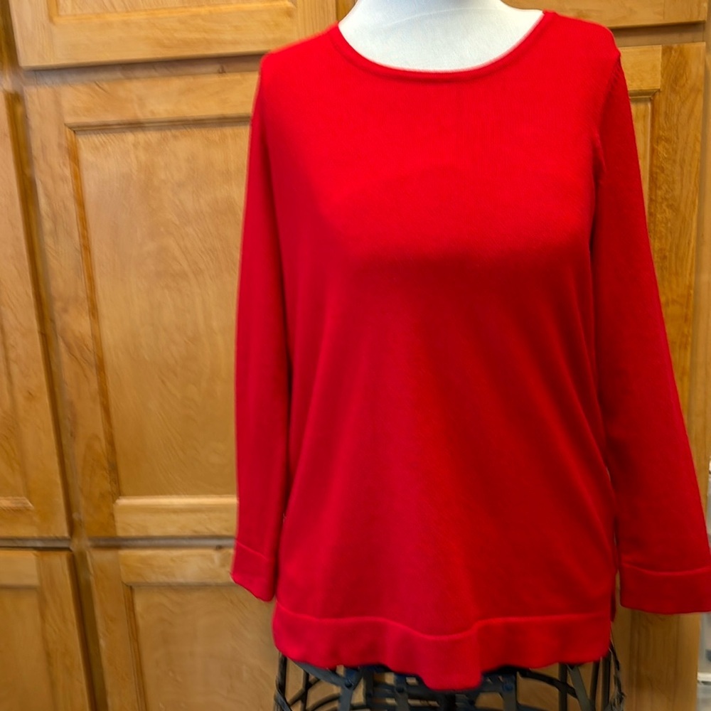 Cable & gauge sweater
